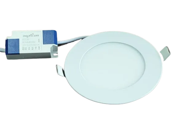 LED FLAT PANEL 6W 6000K RD RES - TY