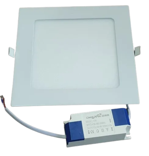 LED FLAT PANEL 12W 3000K SQ RES - TY