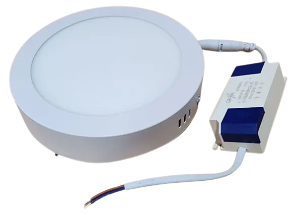 LED FLAT PANEL 6W WW SURFACE MOUNT RD IP21