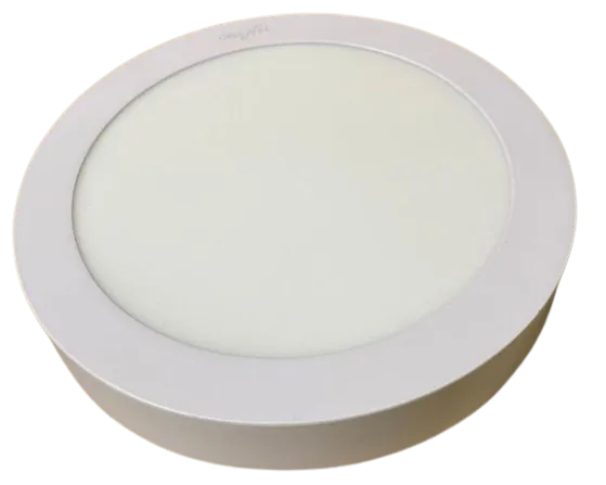 LED FLAT PANEL SLIM SURFACE 18W RD WW